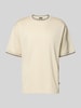 BOSS Regular fit T-shirt van puur katoen, model 'TAMES' Offwhite