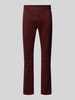 BOSS Orange Slim fit chino met steekzakken Bordeaux