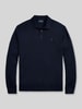 Polo Ralph Lauren sweter w kroju regular fit z czystej wełny Granatowy