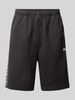 Lacoste Regular Fit Sweatshorts mit elastischem Bund Black