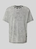 G-Star Raw T-shirt met labelprint Antraciet
