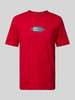 Tommy Hilfiger Regular Fit T-Shirt aus reiner Baumwolle Rot