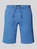 Blend Regular fit bermuda met tunnelkoord Oceaanblauw