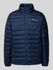 COLUMBIA Steppjacke mit Label-Print Marine