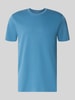 Christian Berg Men t-shirt z bawełny z okrągłym dekoltem Szaroniebieski