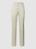 Zerres Broek in 5-pocketmodel, model 'CORA' Zachtgroen