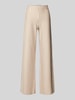 SEDUCTIVE Wide leg stoffen broek met elastische band, model 'KIMBERLY' Camel