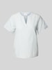 Vila Regular fit blouseshirt met tuniekkraag, model 'RUMANA' Lichtblauw