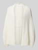 Be Pure Dutch Strickjacke mit offener Vorderseite Offwhite