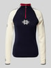 Dale of Norway Gebreide pullover met schipperskraag, model 'Geilo' Marineblauw