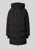 MOS MOSH Płaszcz puchowy zapinany na zamek błyskawiczny dwustronny Czarny