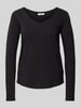 Marc O'Polo Denim Longsleeve aus reiner Baumwolle Black