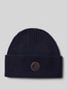 JOOP! Collection Beanie mit Label-Badge Modell 'Feranto' Marine