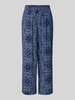 s.Oliver RED LABEL Relaxed Fit Culotte aus Viskose-Mix Marine