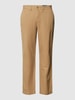 Polo Ralph Lauren Straight Fit Hose aus Leinen-Baumwoll-Mix Camel