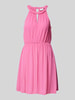 Vila Sukienka mini z wiązaniem na szyi model ‘VIMESA’ Różowy