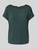 s.Oliver RED LABEL Loose fit T-shirt van viscosemix Donkergroen
