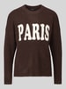 ONLY Relaxed Fit Pullover mit Woll-Anteil Modell 'JERICO' Schoko