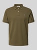 Gant Regular Fit Poloshirt mit Label-Stitching Oliv