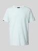 Superdry T-shirt w jednolitym kolorze Jasnoniebieski