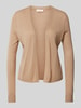 s.Oliver RED LABEL Cardigan mit offener Vorderseite Beige