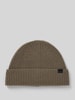 BOSS Czapka z mieszanki wełny i kaszmiru model ‘FILIPPO’ Khaki