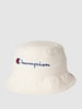 CHAMPION Bucket Hat mit Brand-Schriftzug Beige