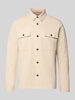 Selected Hemdjacke mit Brusttaschen Modell 'JACKIE' Ecru