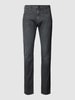 Emporio Armani Regular Fit Jeans mit Label-Applikation Anthrazit