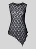ONLY Slim Fit Top mit asymmetrischem Bund Modell 'LIVA' Black