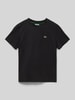 Lacoste T-Shirt mit Logo-Patch Black