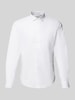 Casual Friday Slim Fit Freizeithemd mit Kentkragen Modell 'Palle' Weiss