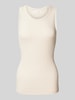 Christian Berg Woman Tanktop in Ripp-Optik Sand