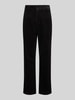 Calvin Klein Jeans Straight leg corduroy broek met achterzakken, model 'CORDUROY' Zwart