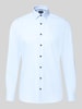 OLYMP Level 5 Body Fit Businesshemd aus Baumwoll-Mix Bleu
