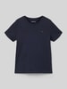Tommy Hilfiger Teens Regular Fit T-Shirt aus reiner Baumwolle Marine