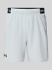Under Armour Relaxed Fit Shorts mit Logo-Print Modell 'Vanish' Hellgrau