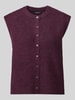 ONLY Regular fit spencer met eenrijige knoopsluiting model 'SIMONI' Bordeaux gemêleerd