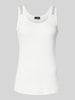 monari Tanktop met siersteentjes Offwhite