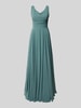 TROYDEN COLLECTION Abendkleid mit gelegten Falten Mint