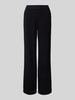 Object Wide Leg Stoffhose mit elastischem Bund Modell 'Sanne Aline' Black