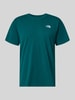 The North Face Regular fit t-shirt met ronde hals model 'EVOLUTION' Petrol