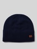 Barts Beanie mit Label-Applikation Modell 'LACKE' Dunkelblau