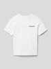 Jack & Jones T-Shirt mit Label-Print Weiss