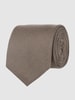 Blick Stropdas van pure zijde (7 cm) Camel
