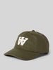 Wood Wood Basecap mit Label-Detail Khaki