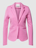 ICHI Blazer mit Reverskragen und Strukturmuster Modell 'KATE' Pink