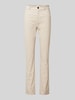 Christian Berg Woman Regular Fit Hose im 5-Pocket-Design Beige