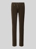 Buena Vista Slim Fit Cordhose aus Baumwoll-Mix Schoko