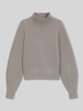 HUGO Loose Fit Pullover aus Woll-Mix mit Kaschmir-Anteil Modell 'SORELLASIO' Sand
